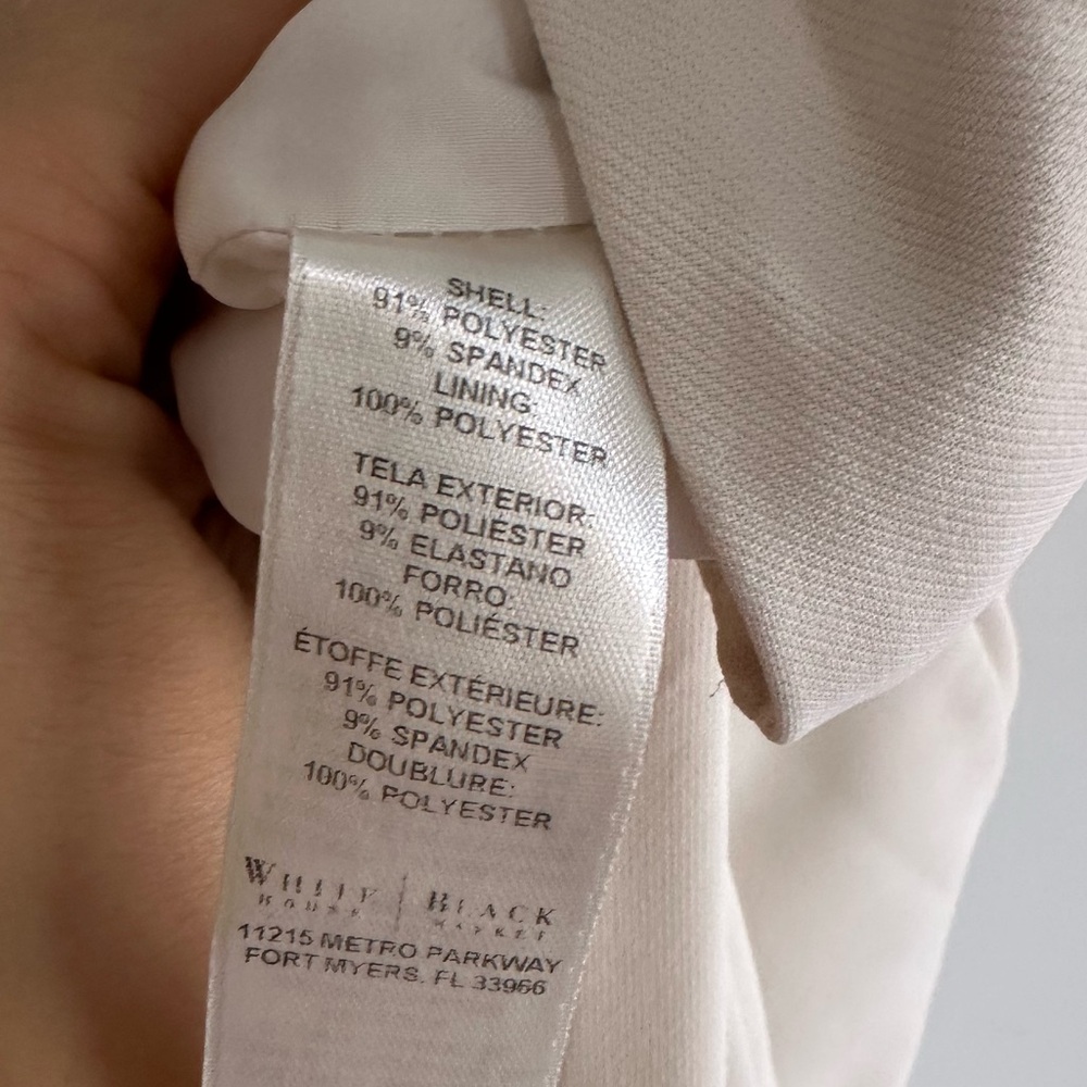 White House Black Market Wide Leg Trouser Pant 8R - Picture 11 of 14